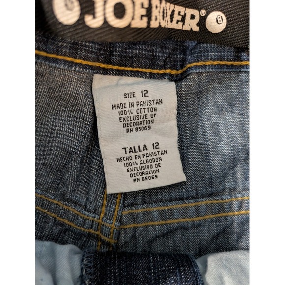 Kids Y2K Joe Boxer Jean Shorts‎ Size 12 - Picture 5 of 7